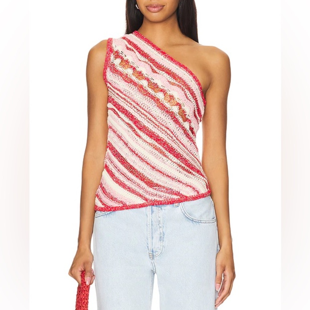 NWT Asta Resort Eden Rosetta Sequin Top